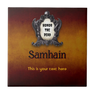 Customisable Samhain Ceramic Tile