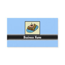 Customisable sandwich shop business cards