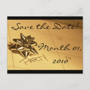 Customisable Save the Date! Announcement Postcard