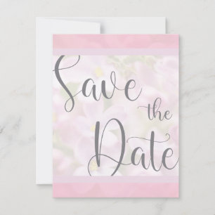Customisable Save the Date Announcement Template