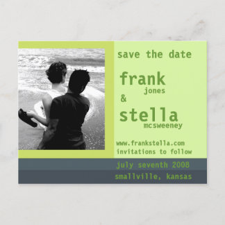 Customisable Save the Date Card