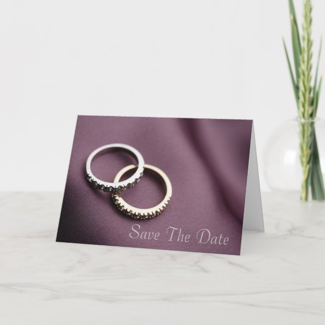 Customisable Save The Date Greeting Cards (Front)