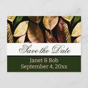 Customisable save the date postcard