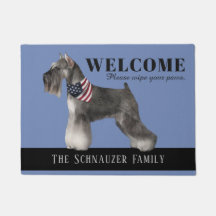 Customisable Schnauzer Doormat