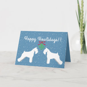 Customisable Schnauzer Holiday Card