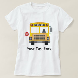Customisable School Bus T-Shirt