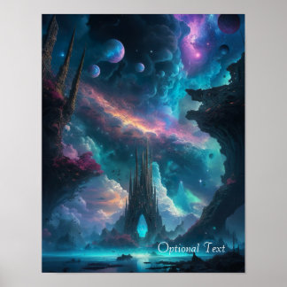 Customisable Sci-Fi Fantasy Poster