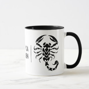 Customisable - Scorpion and Your Initials Mug. Mug