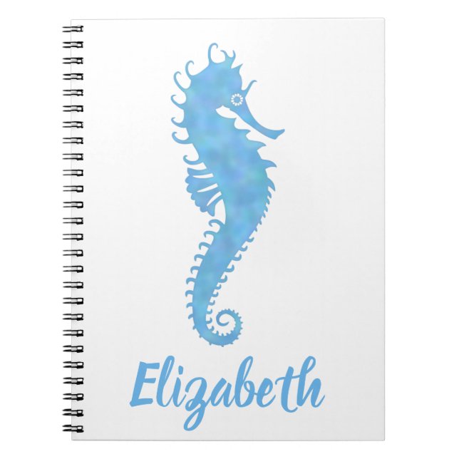 Customisable Seahorse Notebook (Front)