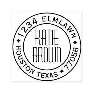 Customisable Self Inking 1.5"x1.5" Stamp Template