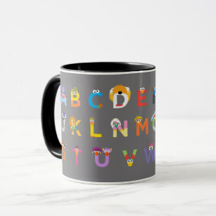 Customisable Sesame Street Alphabet Mug