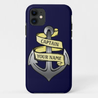 Customisable Ship Captain Your Name Anchor