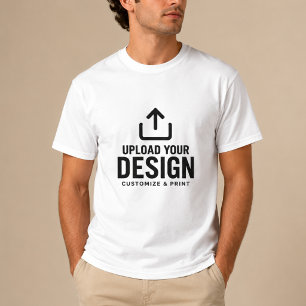 Customisable Simple Blank Personalised T-Shirt