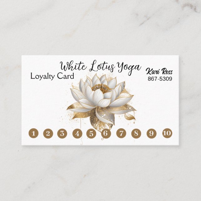 Customisable Simple Business Card (Front)