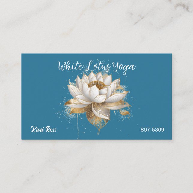 Customisable Simple Business Card (Front)