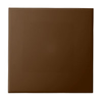 Customisable Simple Red Brown Tile