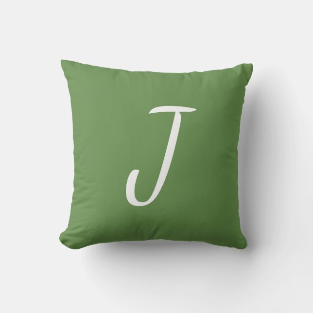Customisable Single Letter Pillow (Front)