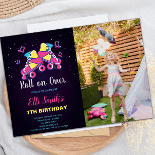 Customisable Skating Party Invitations for Kids