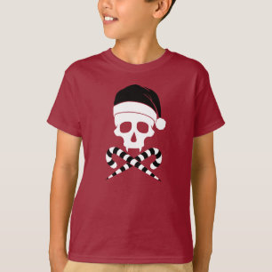Customisable Skull Santa Claus T-Shirt
