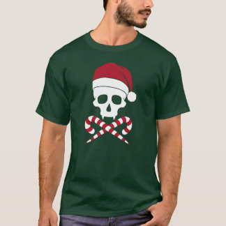 Customisable Skull Santa Claus T-Shirt