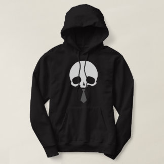 Customisable Skull with Tie Hoodie