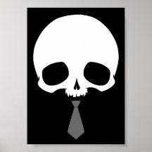 Customisable Skull with Tie