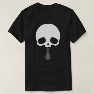 Customisable Skull with Tie T-Shirt
