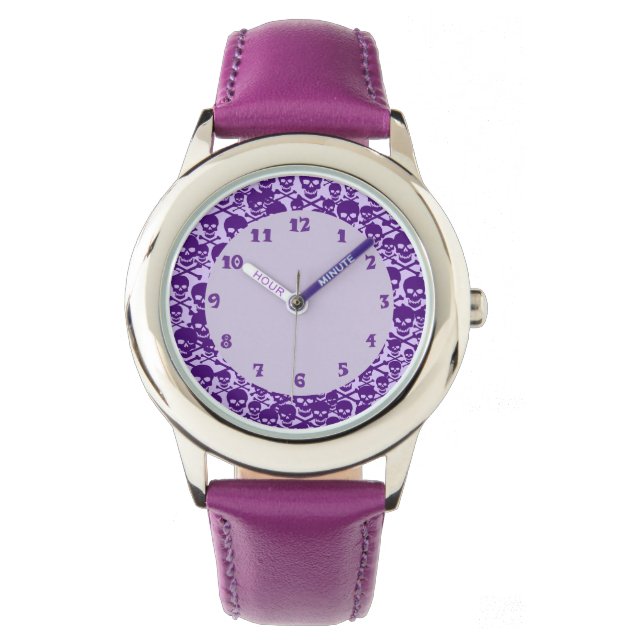 Customisable Skulls & Crossbones Watch (Front)