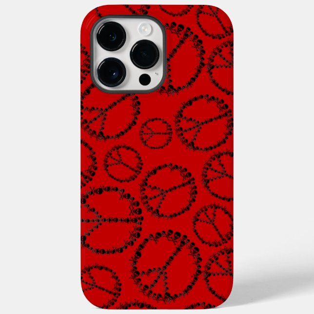 Customisable Skully Peace Case-Mate iPhone Case (Back)
