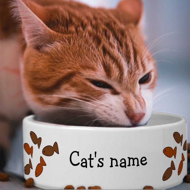 Customisable Slogan Cat Biscuit Treats Bowl (Creator Uploaded)