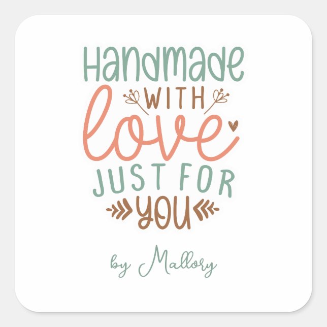 Customisable Small Business Thank You Stickers (Front)