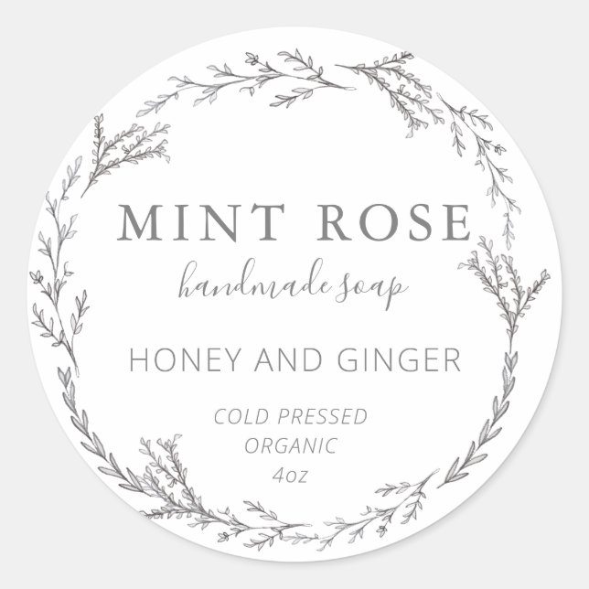 Customisable Soap Labels (Front)