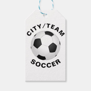 Customisable Soccer Gift Tags