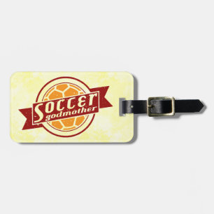 Customisable Soccer Godmother Luggage Tag