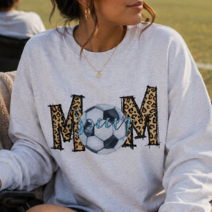 Customisable Soccer Mum Jersey Number and Name Sweatshirt