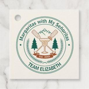 Customisable Social Club Camp Bachelorette Weekend Favour Tags