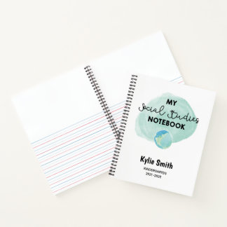Customisable Social Studies Student Notebook