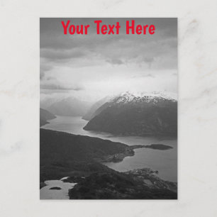 Customisable Sognefjord, Norway Postcard