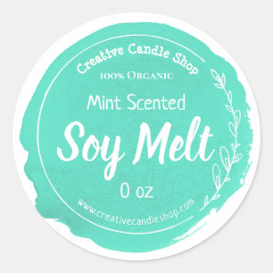 Customisable Soy Wax Melt Label Handmade Business