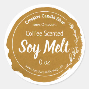Customisable Soy Wax Melt Label Handmade Business