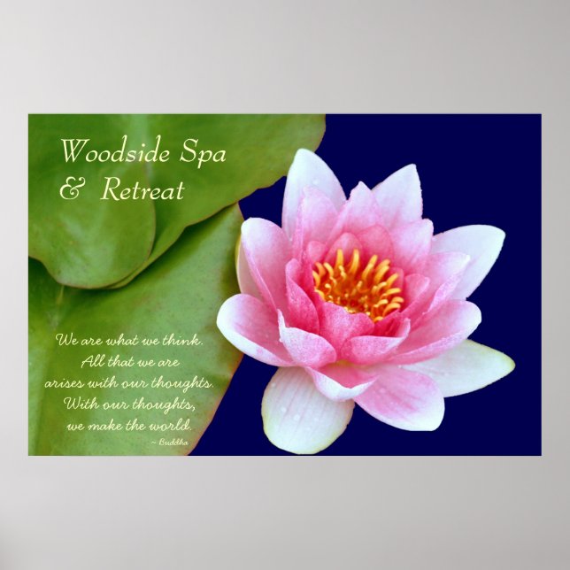 Customisable Spa & Retreat Poster (Front)