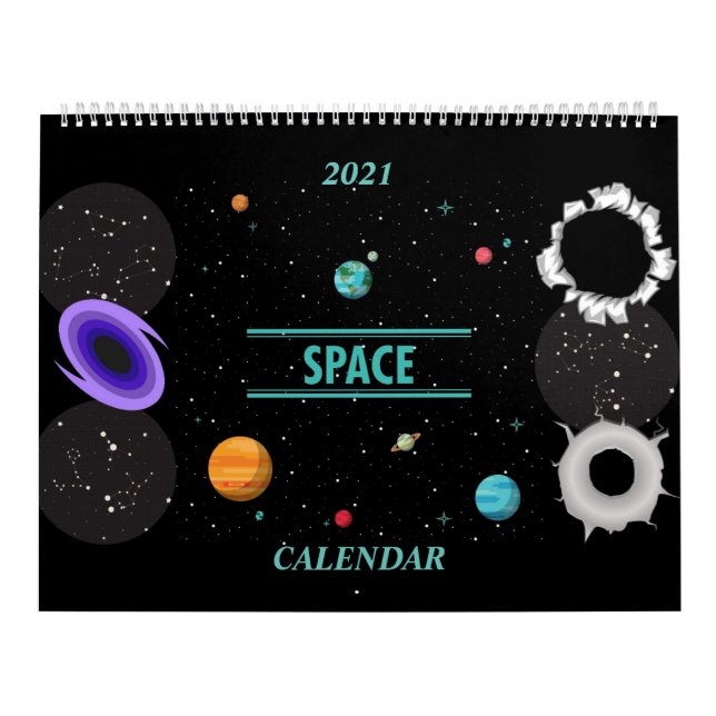 Customisable Space Calendar (Cover)