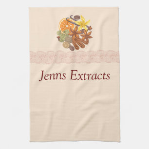 Customisable Spices and Seasonings and Extracts No Tea Towel