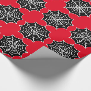 Customisable Spider Webs Wrapping Paper