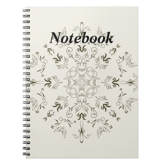 Customisable Spiral Notebook with Your Personalise (Front)