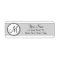 Customisable Split Monogram Seal Template