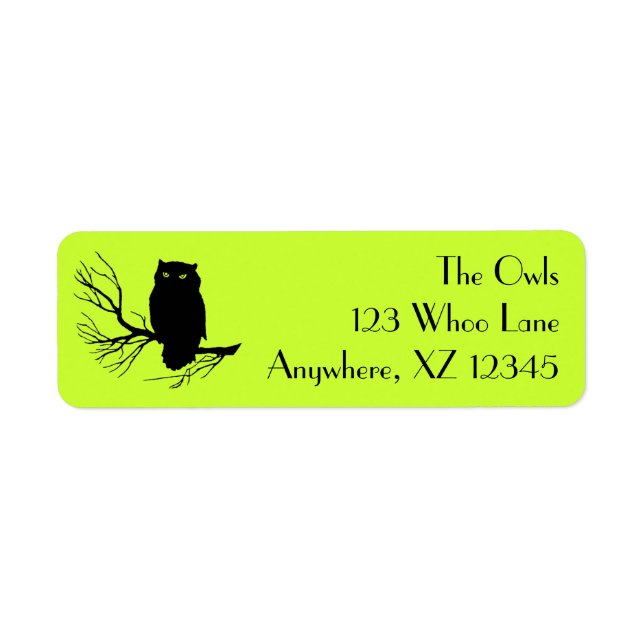Customisable Spooky Owl (Front)
