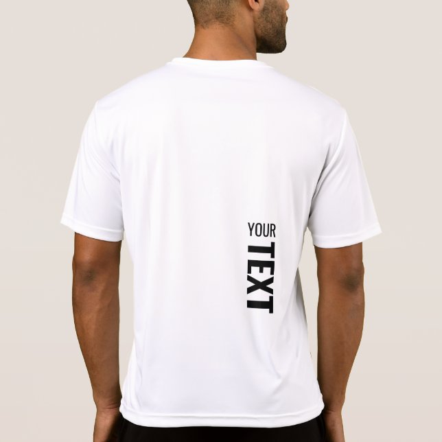 Customisable Sport Back Print Template Mens Modern T-Shirt (Back)