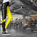 Customisable Sports NAME Leggings<br><div class="desc">Our leggings aren't just stylish and comfortable – they're also versatile and functional. Perfect for everything from yoga and running to everyday wear, our leggings will quickly become a staple in your wardrobe. And with their durable construction and Customisable designs, you can trust that they'll last through even the toughest...</div>