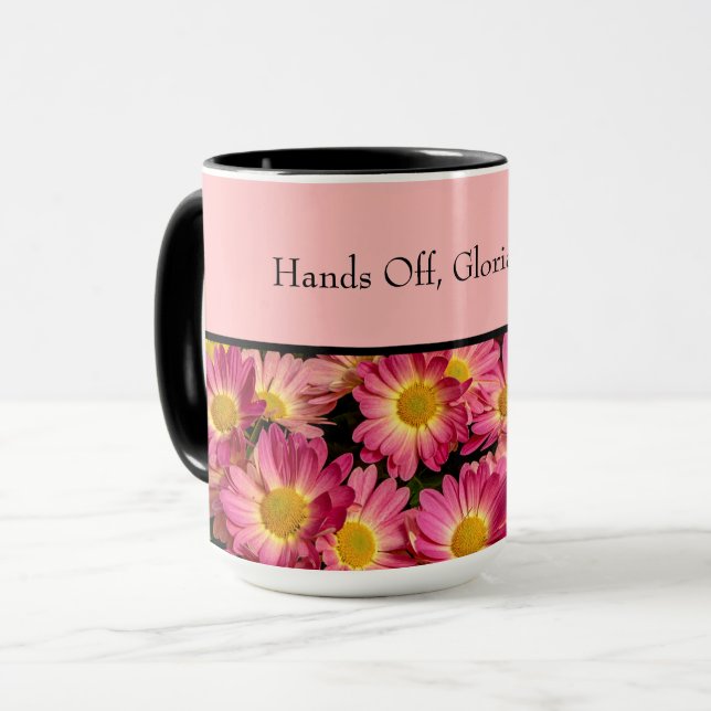Customisable Spring Flowers Mug (Front Left)